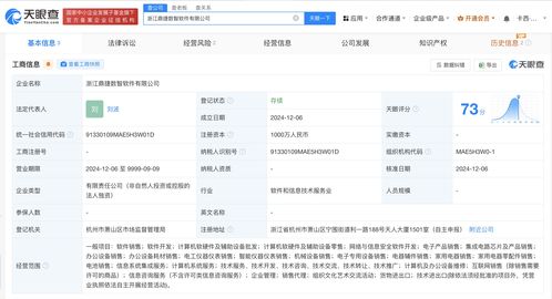 鼎捷数智在浙江成立软件公司，注册资本1000万元助力科技发展