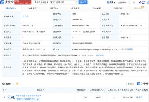 开普云斥资2亿元成立智能存储公司，战略布局AI与软件开发新赛道